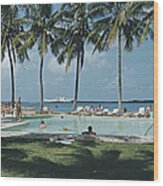 British Colonial Hilton Nassau Wood Print