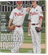 Brotherly Lovefest Sports Illustrated Cover Wood Print