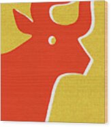 Bull Wood Print