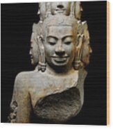 Bust Of Hevajra Wood Print