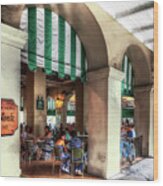 Cafe Du Monde Coffee Stand Wood Print