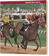 Cannonade, 1974 Kentucky Derby Sports Illustrated Cover Wood Print
