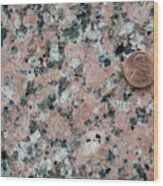 Carnelian Granite On The Wells Fargo Wood Print