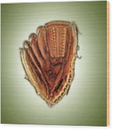 Catchers Mitt Wood Print