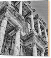 Celcus Library At Ephesus Wood Print