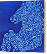Celtic Horse Wood Print