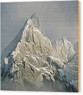Chamonix Mont Blanc Mountains Wood Print