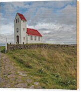 Chapel Of Iceland Wood Print