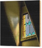 Chapel Window Wood Print