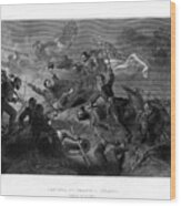 Charge Of The Zouaves, Capture Wood Print