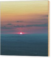 Cheaha Wilderness Sunset - Summer Wood Print