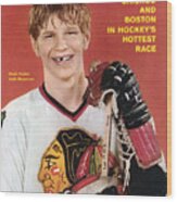 Chicago Blackhawks Keith Magnuson Sports Illustrated Cover Wood Print
