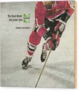 Chicago Blackhawks Stan Mikita... Sports Illustrated Cover Wood Print