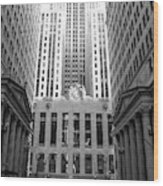 Chicago Board Of Trade Wood Print