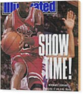 Chicago Bulls Michael Jordan, 1990 Nba Eastern Conference Sports Illustrated Cover Wood Print