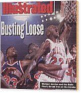 Chicago Bulls Michael Jordan, 1992 Nba Eastern Conference Sports Illustrated Cover Wood Print