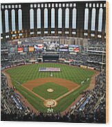 Chicago Cubs V New York Yankees Wood Print