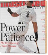 Chicago White Sox Frank Thomas, 2014 Hall Of Fame Sports Illustrated Cover Wood Print
