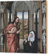 Christ Appearing To His Mother, C1440 Wood Print