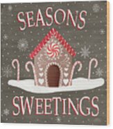 Christmas Cheer Vii Seasons Sweetings Wood Print