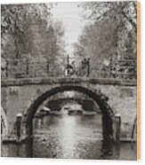 City Of Canals Wood Print