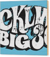 Cklw Big30 - White Grunge Wood Print