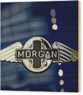 Classic Morgan Name Plate Wood Print