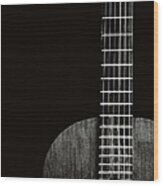 Classical Guitar Wood Print