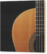 Classical Guitar Wood Print