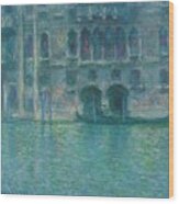 Claude Monet Palazzo Da Mula, Venice, 1908. Wood Print