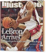 Cleveland Cavaliers Lebron James, 2007 Nba Eastern Sports Illustrated Cover Wood Print