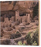Cliff Palace, Mesa Verde National Park Wood Print