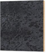 Close Up Of Black Marble, Nacro Shot Wood Print