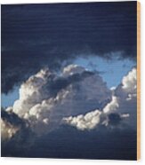 Clouds In The Sky, Buenos Aires Wood Print