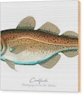 Codfish Wood Print