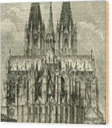 Cologne Cathedral Wood Print