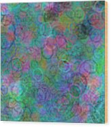 Color Nebula Wood Print