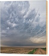 Colorado Supercell Wood Print