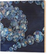 Crystal Blue Wood Print