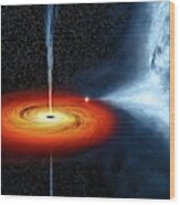 Cygnus X-1 Black Hole Wood Print