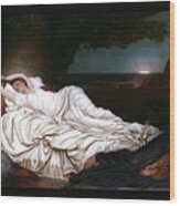 Cymon And Iphigenia By Lord Frederic Leighton Wood Print