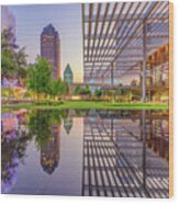 Dallas, Texas, Usa Wood Print