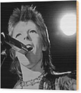 David Bowie Wood Print