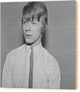David Bowie Portrait Session Wood Print