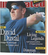 David Duval, 2001 British Open - Final Round Sports Illustrated Cover Wood Print