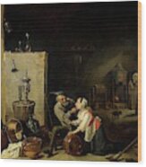 Katzenkonzert Postkarte 1635 Malerei von David Teniers d.J