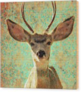 Deers Ears Wood Print