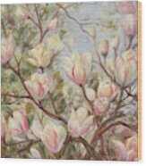 Delicate Tulip Tree Wood Print