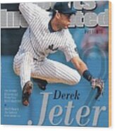 Derek Jeter A Tribute To The Captain Sports Illustrated Cover Wood Print