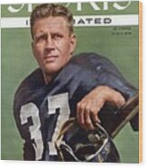 Detroit Lions Doak Walker Sports Illustrated Cover Wood Print